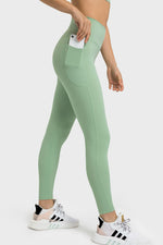 Millennia V-Waist Yoga Leggings with Pockets - Ladyez