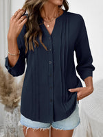 Button-Down Notched Shirt