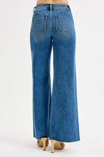 RISEN High-Waisted Wide Leg Jeans - Ladyez