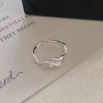 Lightweight Knot Open Ring