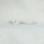 925 Sterling Silver Inlaid Zircon Heart Ring