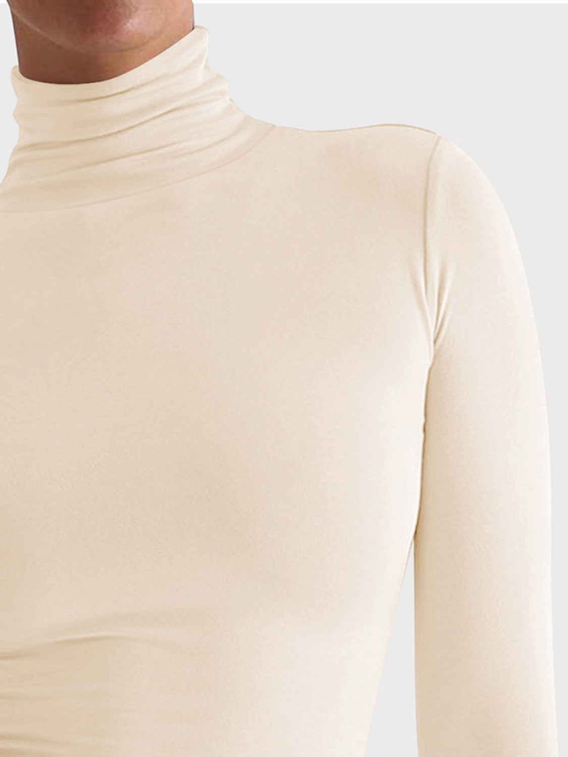 Lovelet Turtleneck Long Sleeve T-Shirt - Ladyez