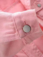 Full Size CroppedDenim Jacket Plus Size