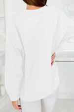 Round Neck Long Sleeve Sweatshirt