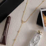 18K Gold-Plated Zircon Chain Necklace