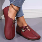 Casual Button Detail Slip-Ons