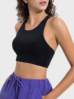 Millennia Cutout Round Neck Active Tank - Ladyez