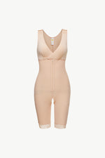 Full Size Lace Trim Shapewear with Zipper - Ladyez