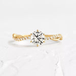 925 Sterling Silver Zircon Ring
