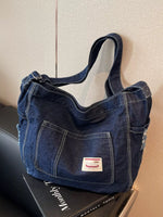 Casual Denim Crossbody Bag