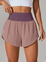 Pocketed High Waist Active Shorts - Ladyez