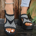 Open Toe Platform Sandals
