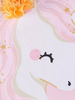 Children's Unicorn Graphic Sweatshirt Tulle Tutu Dress