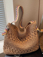 Woven Straw Shoulder Bag