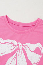 Bow Print Boxy Fit Tank Top