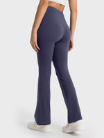Millennia Wide Waistband Bootcut Sport Pants - Ladyez