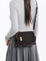 PU Leather Crossbody Bag with Adjustable Strap