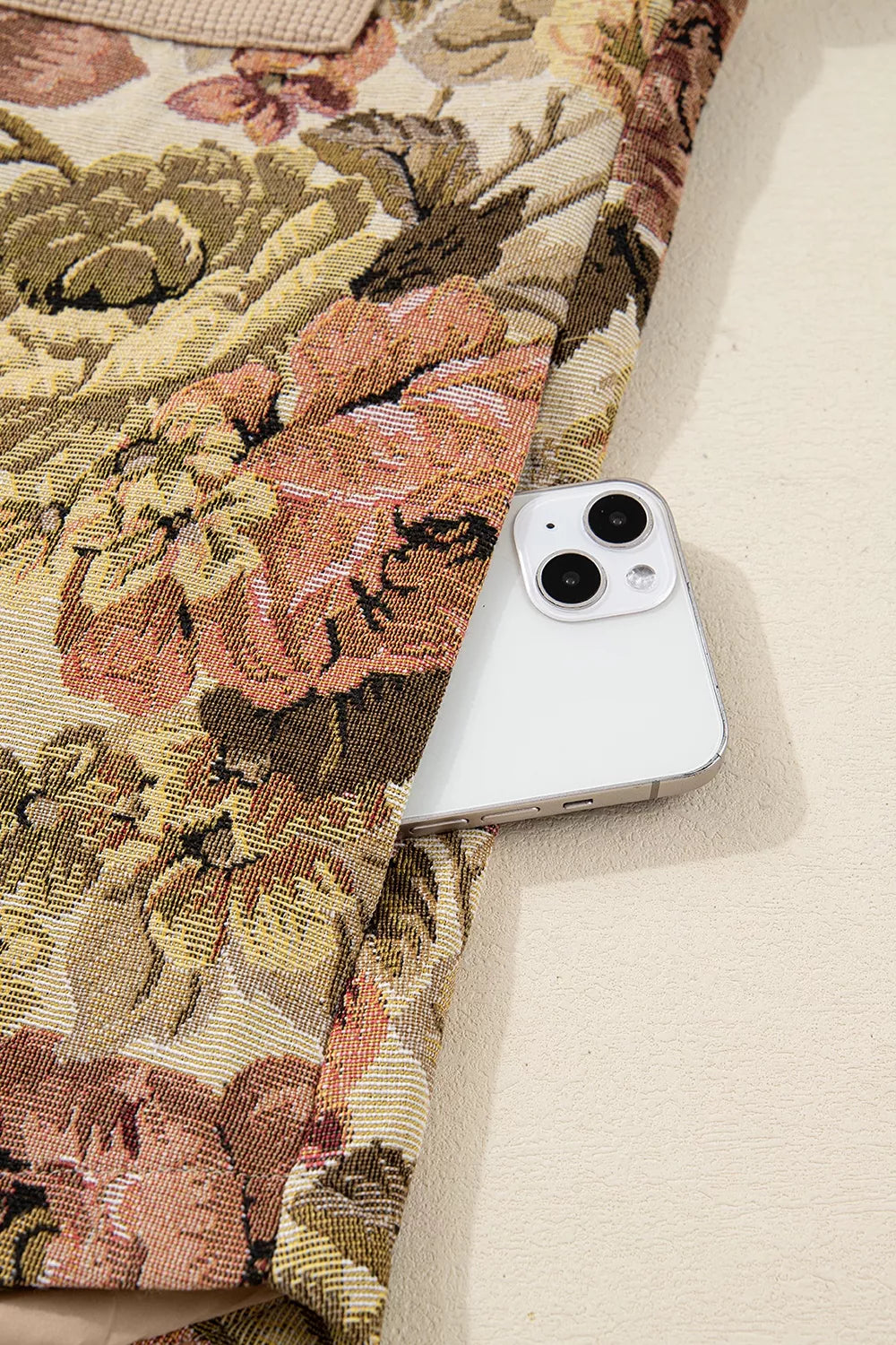 Floral Button Up Long Sleeve Shacket