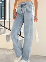 Wide Leg Jeans - Ladyez