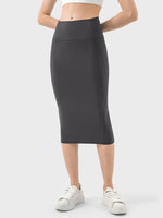 Millennia Slit Wrap Active Skirt - Ladyez