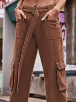 Cargo Wide Leg Jeans - Ladyez