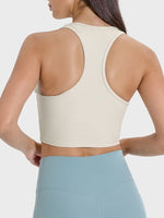 Millennia Scoop Neck Wide Strap Active Tank - Ladyez