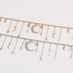 Moon & Star Charm Necklace
