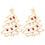 18K Gold-Plated Christmas Tree Earrings