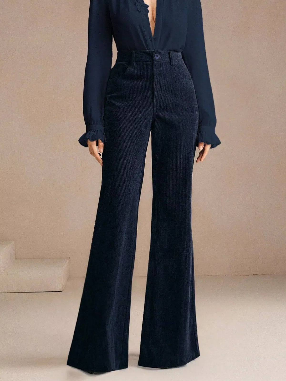 High-Waisted Flare Pants