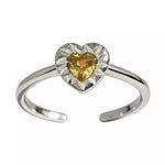 Heart-Shaped Open Ring