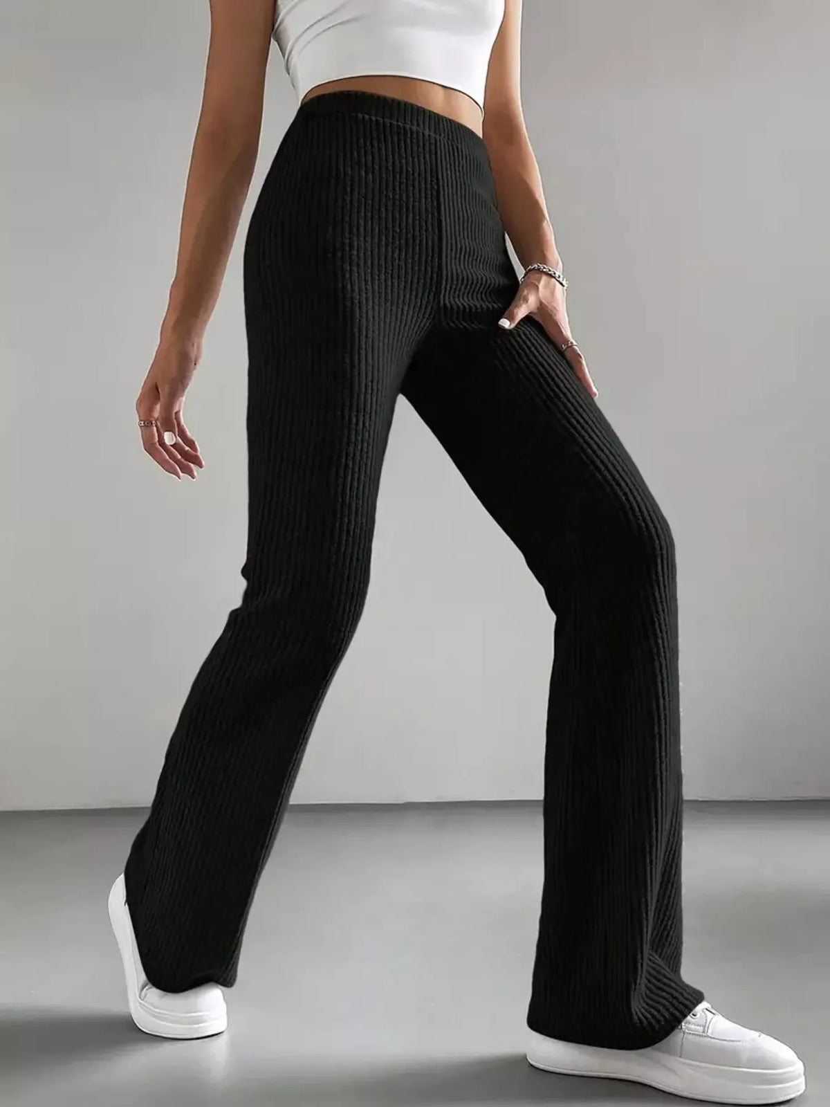 High Waist Flare Pants