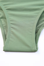 Tie Back Sleeveless Swim Dress and Bottoms Set - Ladyez