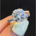 1 Carat 925 Sterling Silver Moissanite Ring