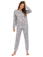 Star Top and Pants Lounge Set - Ladyez