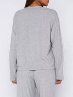 Relaxed Fit Long Sleeve Top and Pants Set