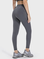 Millennia Pocketed High Waist Active Leggings - Ladyez