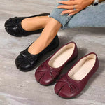 Bow Decor Split Toe Slip-Ons