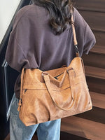 Vintage Adjustable Strap Duffel Bag