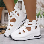 Cutout Platform Sneakers