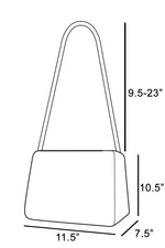 Fame Studded Leather Bucket Bag