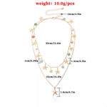 Starfish Charm Double Layered Necklace