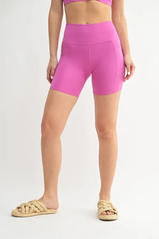 MONO B Venice Cloud Light Sculpt Biker Shorts - Ladyez