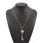 18K Gold-Plated Halloween Charm Necklace