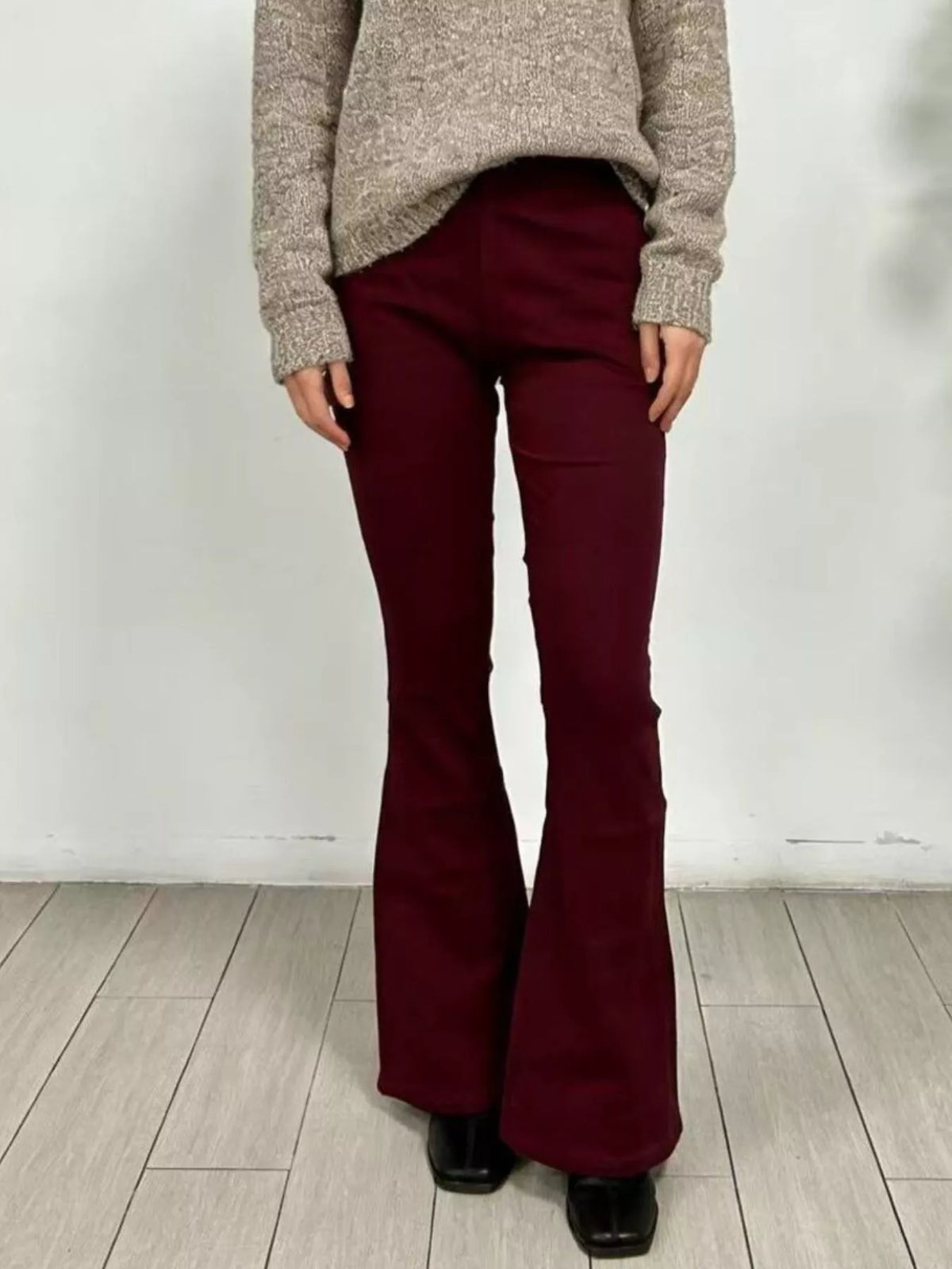High-Waisted Flare Jeans