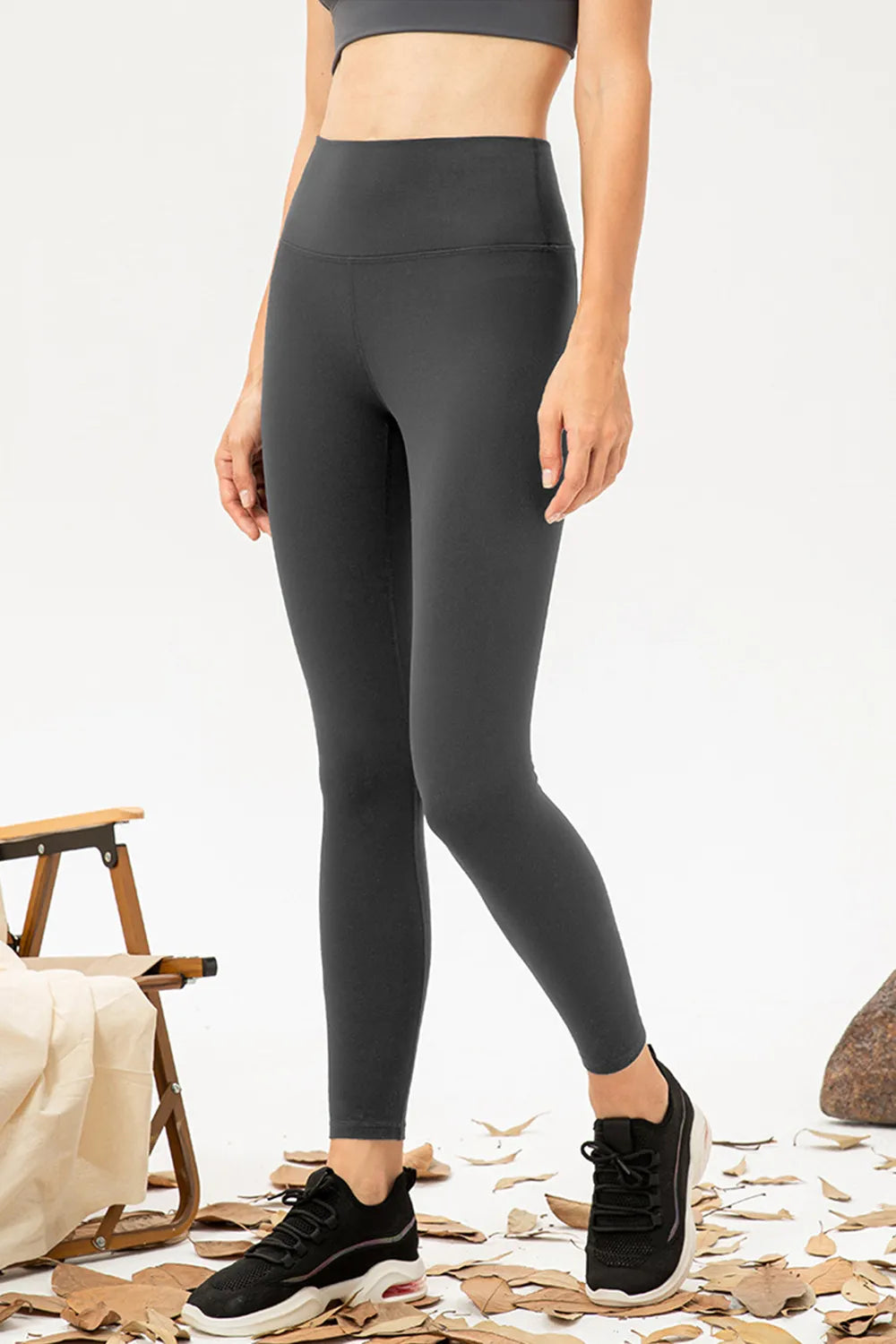High Waist Skinny Active Pants - Ladyez
