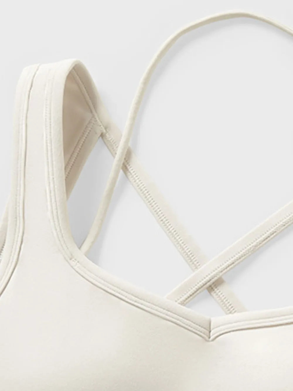 Millennia Crisscross Square Neck Active Tank - Ladyez
