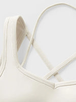 Millennia Crisscross Square Neck Active Tank - Ladyez
