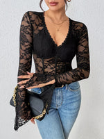 Lace Long Sleeve Bodysuit