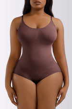 Full Size Spaghetti Strap Shaping Bodysuit - Ladyez
