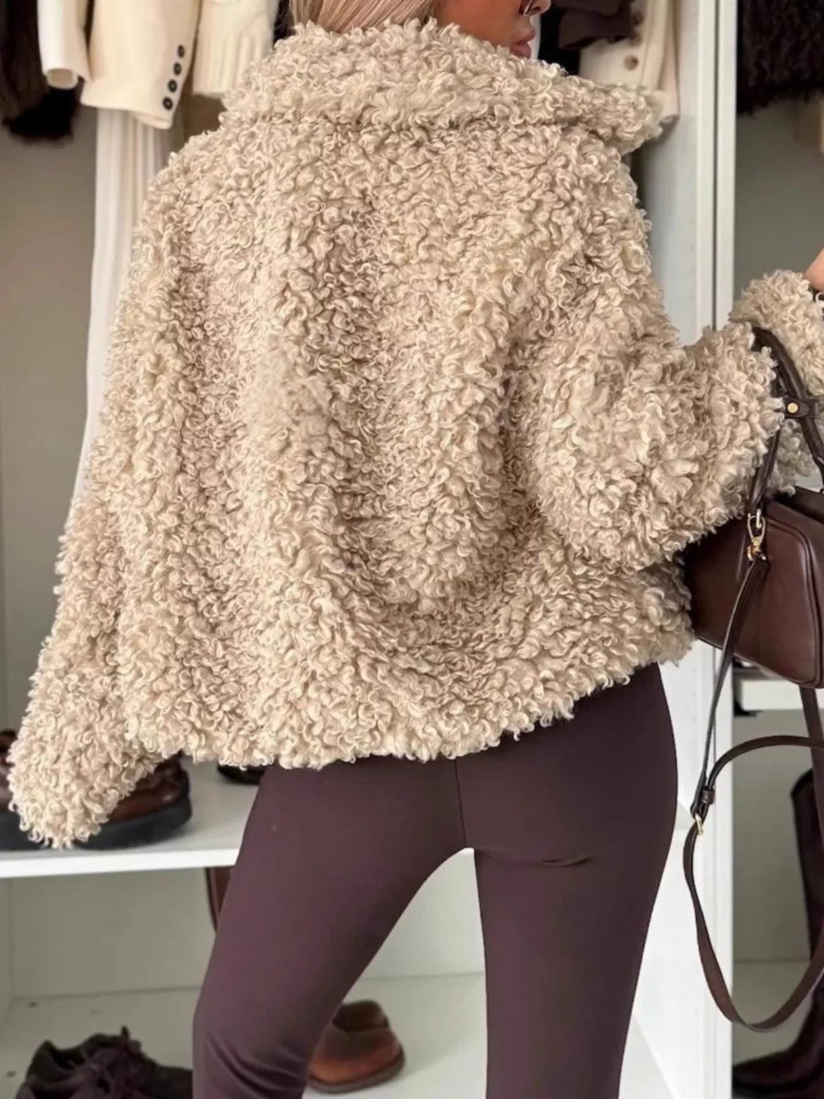 Sherpa Button-Down Outerwear